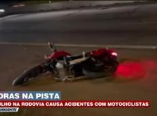 Entulho nas pistas do Rodoanel causa acidentes entre motociclistas