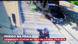 Perigo na Praia: Bandidos atacam no Guarujá
