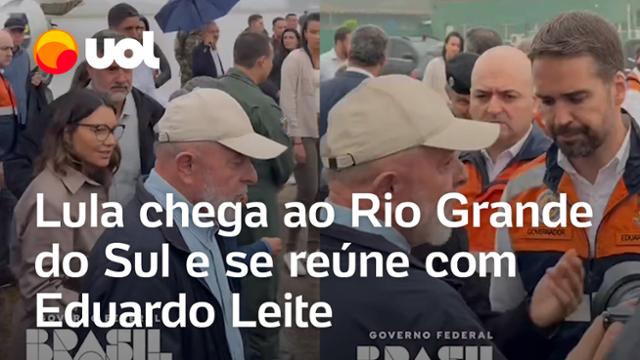 Chuvas no RS: Lula se reúne com governador para tratar da situação de calamidade no estado; vídeo