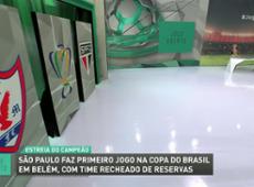 Com reservas, São Paulo enfrenta o Águia de Marabá pela Copa do Brasil
