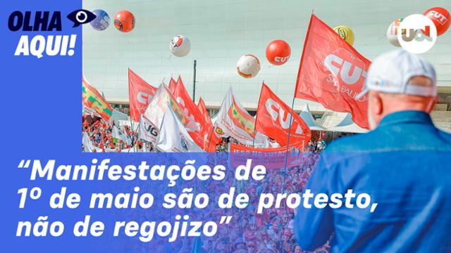 Reinaldo: Ato de 1º de maio mostra que Lula terá que modernizar relação com trabalhadores