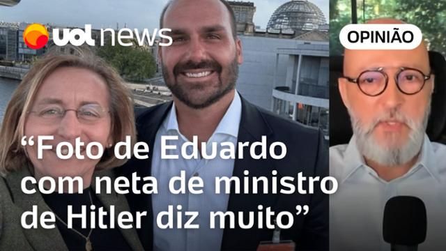 Josias: Naturalizar encontro de Eduardo Bolsonaro com neta de ministro de Hitler é um erro