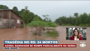 Chuvas no RS: barragem se rompe parcialmente na Serra gaúcha