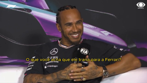 Hamilton não esconde felicidade com perspectiva de Newey na Ferrari