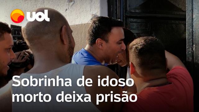 Sobrinha que levou tio idoso morto ao banco deixa prisão no Rio de Janeiro