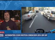 Acidentes com motos crescem 25% em São Paulo