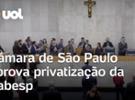 Câmara de São Paulo aprova privatização da Sabesp com 37 votos a favor e 17