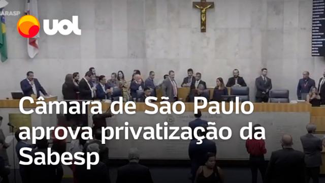 Câmara de São Paulo aprova privatização da Sabesp com 37 votos a favor e 17 contra
