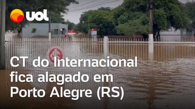 Inundações no Rio Grande do Sul: CT do Internacional fica alagado em Porto Alegre; veja vídeos