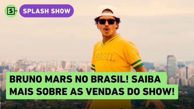Bruno Mars anuncia shows no Brasil em outubro! Confira!