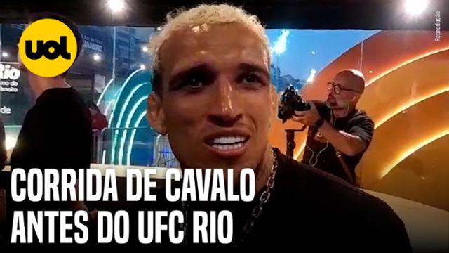 LUTADOR CHARLES DO BRONX VAI PARTICIPAR DE UMA CORRIDA DE CAVALOS ANTES DE ASSISTIR AO UFC 301