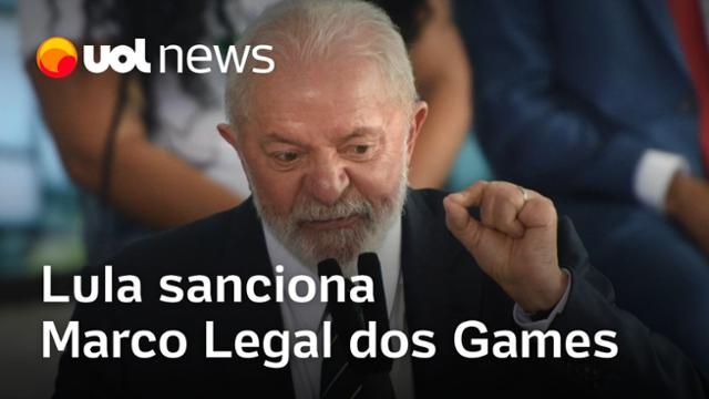 Lula sanciona Marco Legal dos Games: 'Princípios e diretrizes'