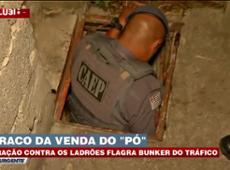 PCC: PM descobre "Buraco do Pó" em favela de SP