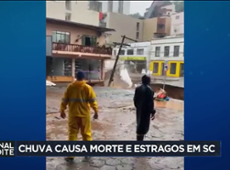 Chuva causa morte e estragos em Santa Catarina