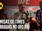 CAMISAS DE TIMES SÃO BARRADAS NO UFC RIO E PÚBLICO FICA NA BRONCA