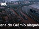 Enchente em Porto Alegre invade gramado da Arena do Grêmio
