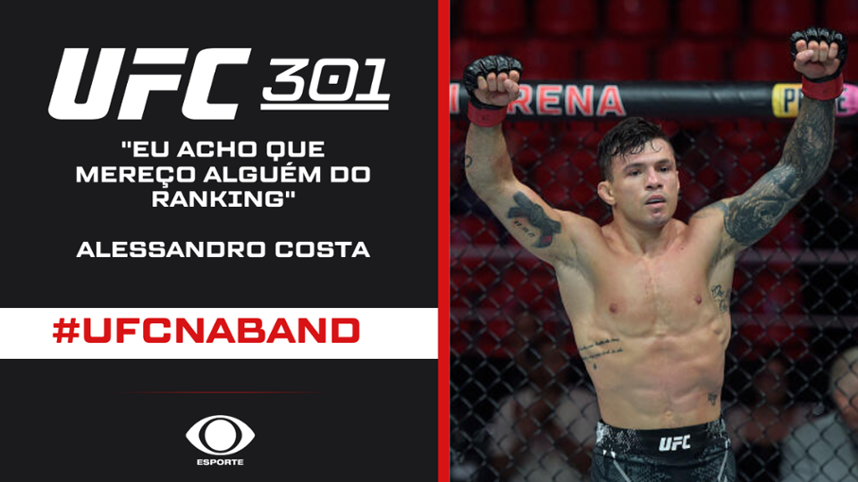 UFC301: Alessandro Costa fala sobre a vitória contra Kevin Borjas