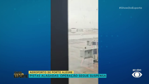 Operação segue suspensa no aeroporto de Porto Alegre