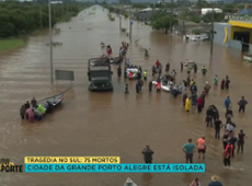 Chuvas no RS: cidade de Guaíba segue isolada