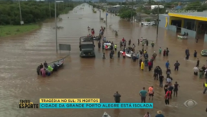 Chuvas no RS: cidade de Guaíba segue isolada