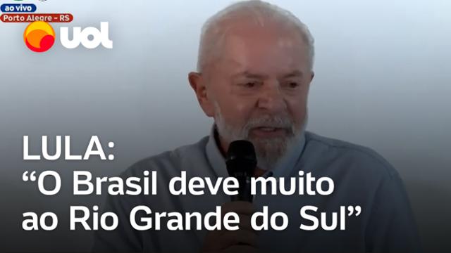  CHUVAS NO RS: Lula diz que burocracia não impedirá ajuda ao estado 