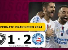 BOTAFOGO 1 X 2 BAHIA - CAMPEONATO BRASILEIRO 2024, VEJA OS GOLS!