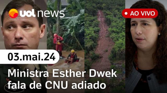 UOL News 2ª Edição: Moraes manda soltar Cid, CNU adiado, chuvas no RS e mais notícias 03/05/24