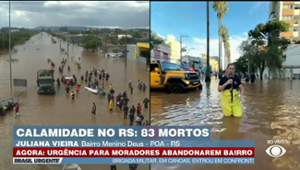 Urgência para moradores abandonarem bairro de Porto Alegre