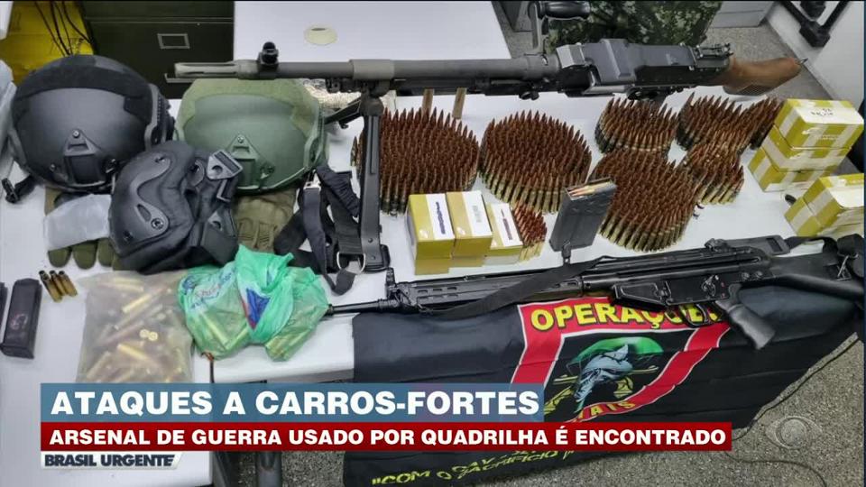Operação encontra arsenal de guerra usado no 'Novo-Cangaço'