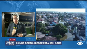 Chuvas no RS: 85% de Porto Alegre está sem água