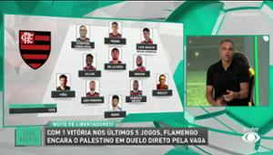 Denílson projeta Palestino x Flamengo, pela libertadores