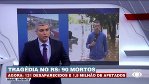 Chuvas no RS: água sobe em bairro de Porto Alegre