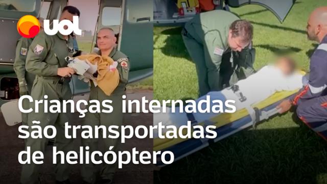 Rio Grande do Sul: Criança com câncer e bebê com doença cardíaca são transportados de helicóptero