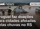 Uruguai doa roupas e alimentos para cidades afetadas pelas chuvas no Rio Gr
