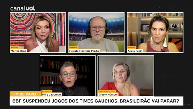 'Parar o Campeonato Brasileiro seria simbólico', analisa Milly Lacombe