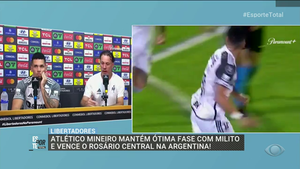 "Triunfo merecido", Milito, após vitória do Atlético-MG na Libertadores