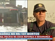 Polícia na água para reforçar a segurança em Porto Alegre