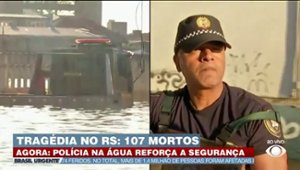 Polícia na água para reforçar a segurança em Porto Alegre