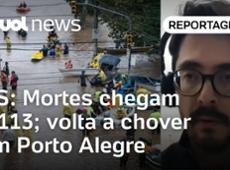 Enchentes no RS: Volta a chover em Porto Alegre; número de mortos chega a 1