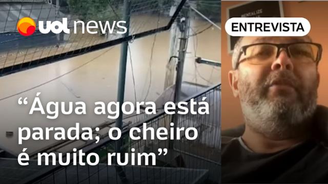 Enchentes no RS: 'Não pretendo sair, não tem segurança', diz morador ilhado em São Leopoldo