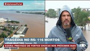 Volta a chover forte em Porto Alegre