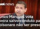 Nunes Marques vota contra salvo-conduto para que Bolsonaro não seja preso p