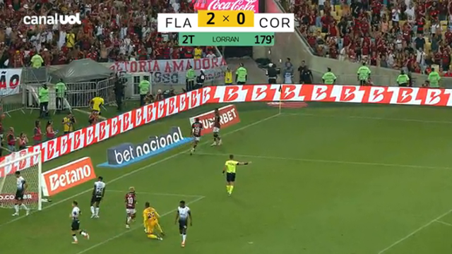 Flamengo 2 X 0 Corinthians _ GOOOL! LORRAN!!!