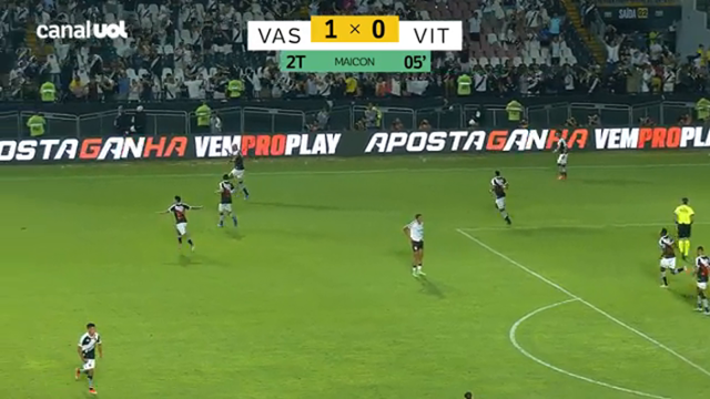 Vasco 1 X 0 Vitoria _ GOOOL! MAICON