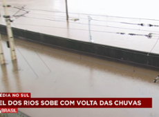 Nível dos rios sobe com volta das chuvas em Porto Alegre
