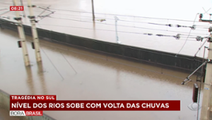 Nível dos rios sobe com volta das chuvas em Porto Alegre