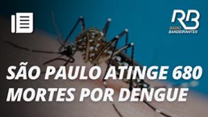 São Paulo registra 680 mortes por dengue, com mais de 1 milhão de casos