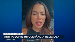 Anitta sofre intolerância religiosa