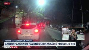 Bando flagrado fazendo arrastão é preso no Rio de Janeiro