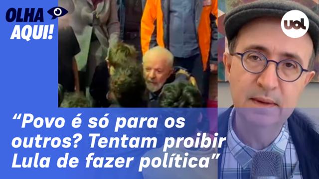 Reinaldo: Lula com povo no RS é o que se espera; crítica é tentativa de proibi-lo de fazer política
